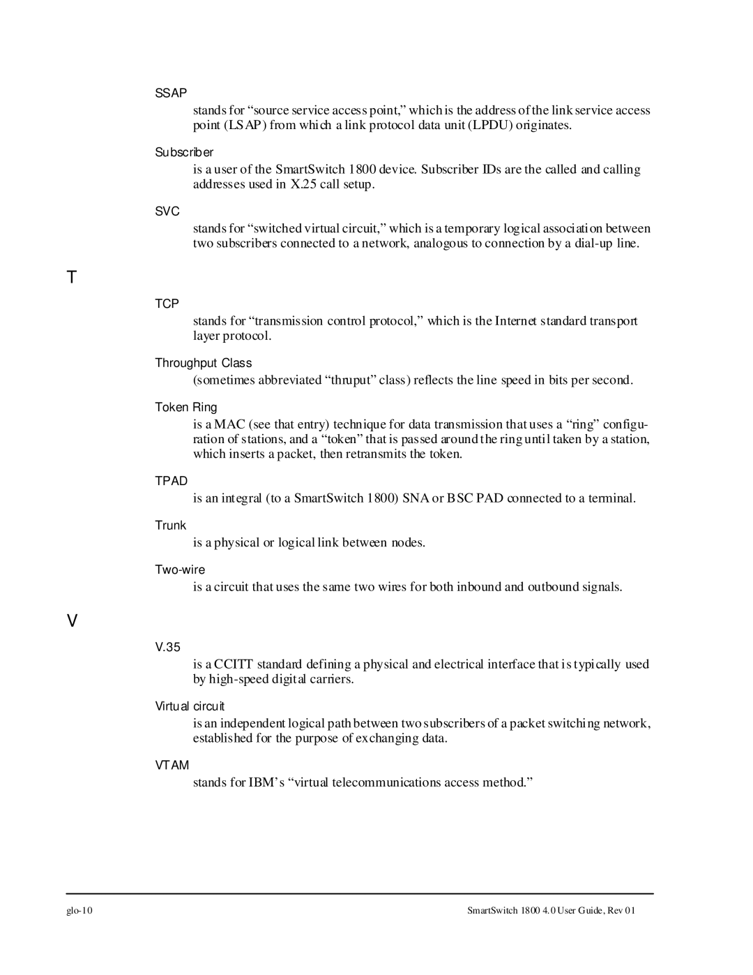 Cabletron Systems 1800 manual Is a physical or logical link between nodes 