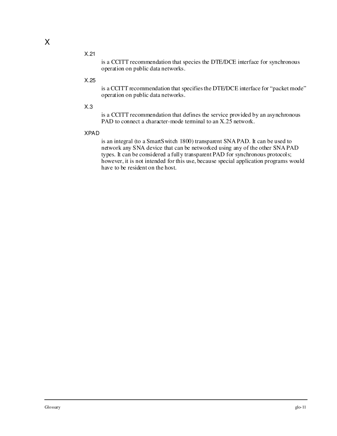 Cabletron Systems 1800 manual Xpad 