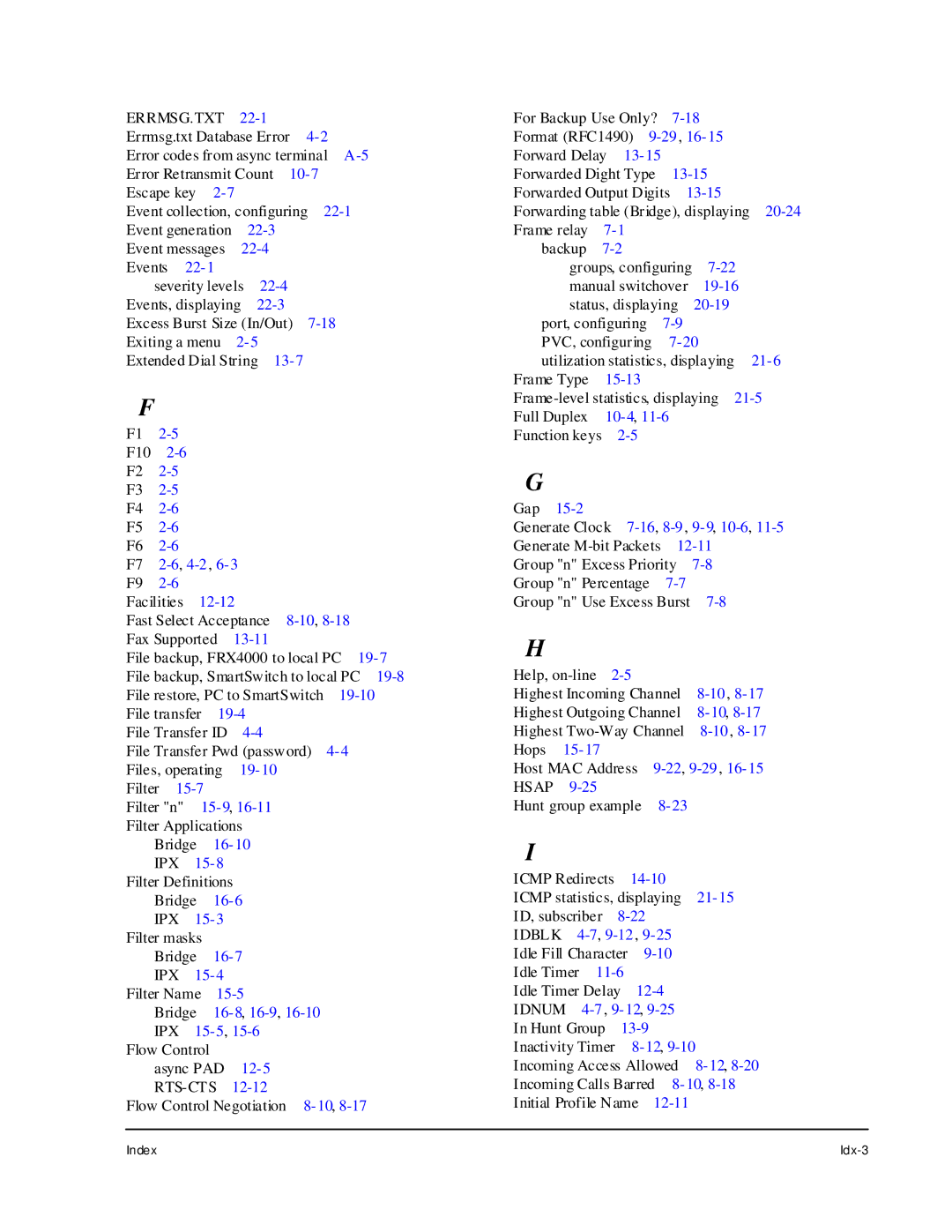 Cabletron Systems 1800 manual Ipx 