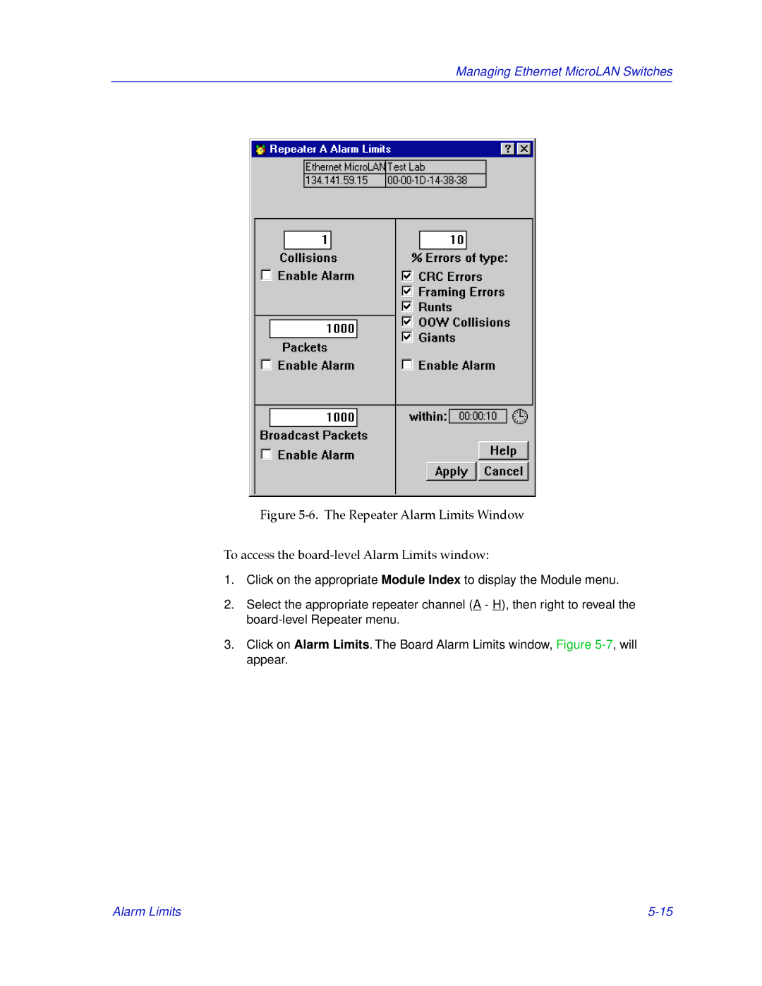 Cabletron Systems 2000 manual Managing Ethernet MicroLAN Switches 