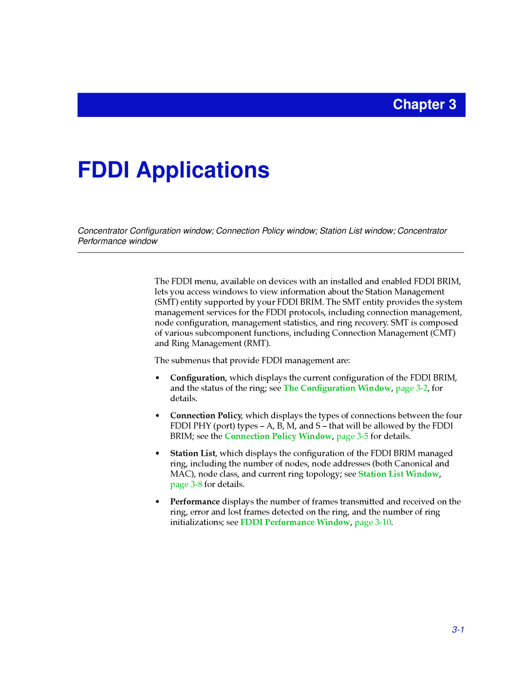 Cabletron Systems 2.2 manual Fddi Applications 