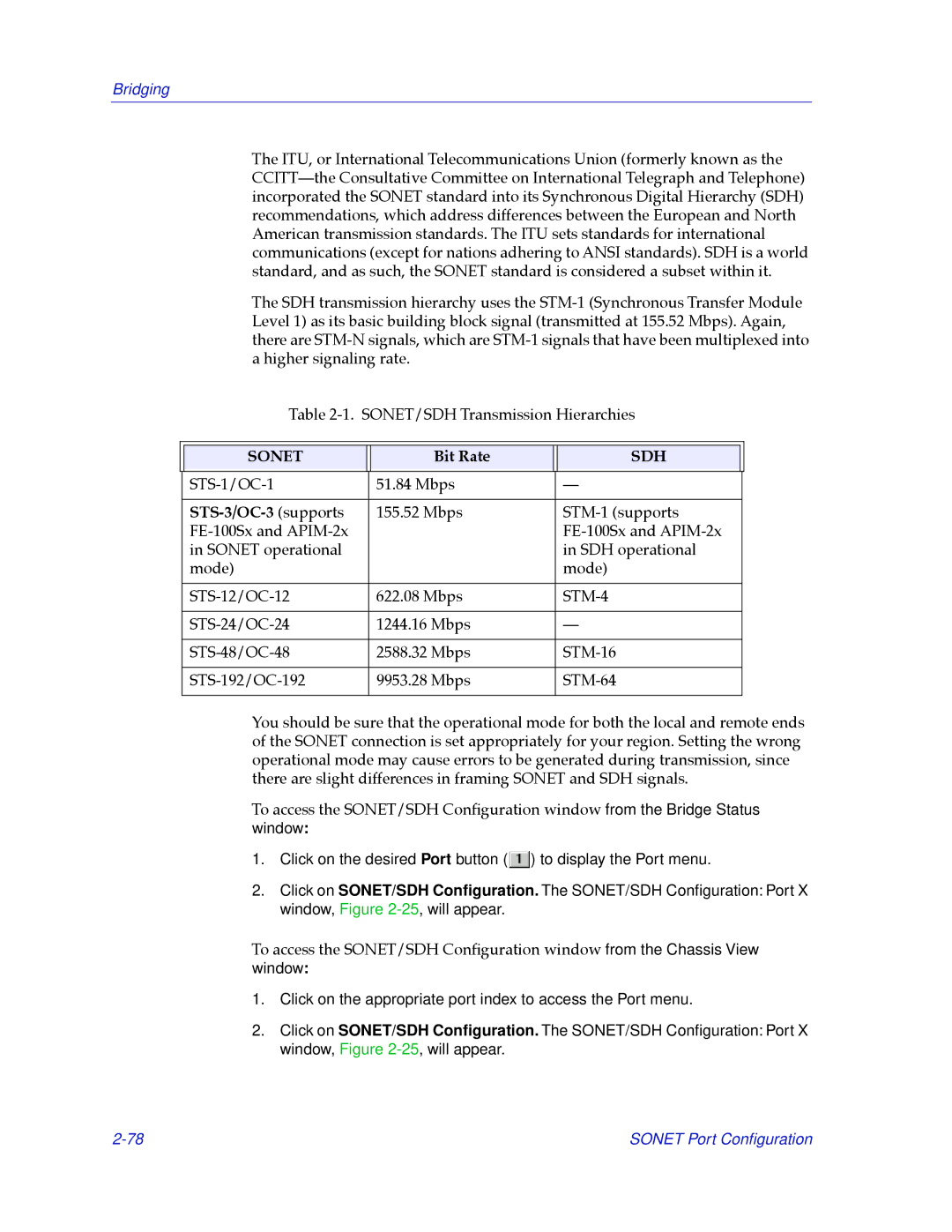 Cabletron Systems 2.2 manual Sonet 