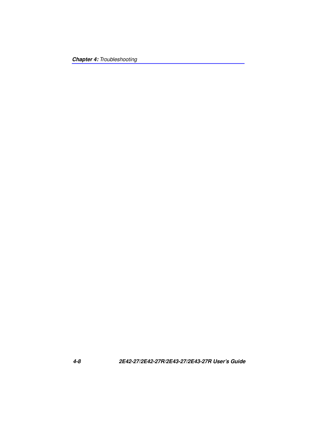 Cabletron Systems manual 2E42-27/2E42-27R/2E43-27/2E43-27R User’s Guide 