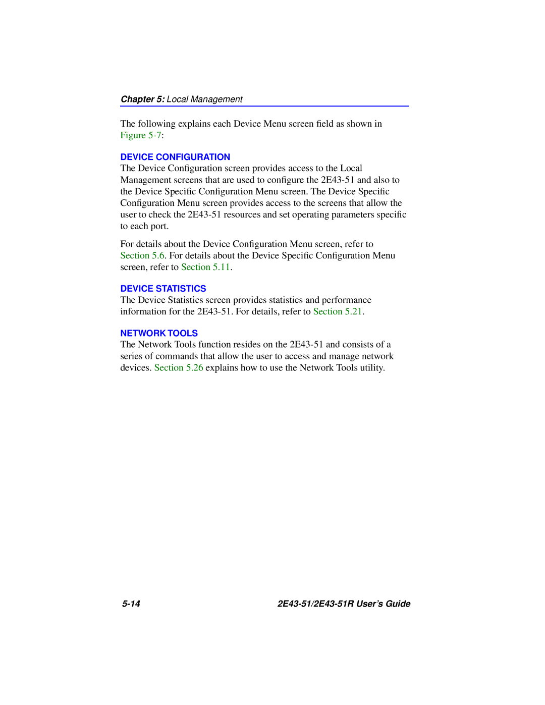 Cabletron Systems 2E43-51R manual Device Configuration 