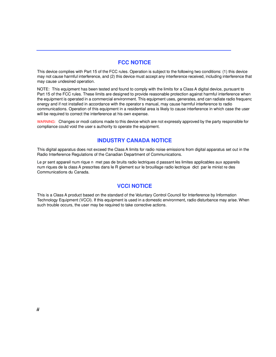 Cabletron Systems 2H253-25R manual FCC Notice 