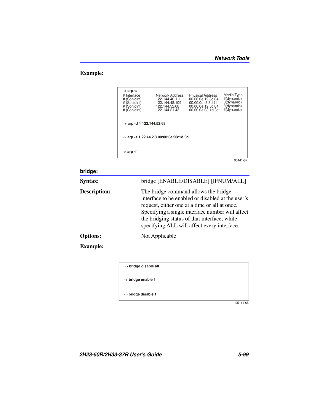 Cabletron Systems 2H23-50R, 2H33-37R manual Bridge ENABLE/DISABLE IFNUM/ALL 