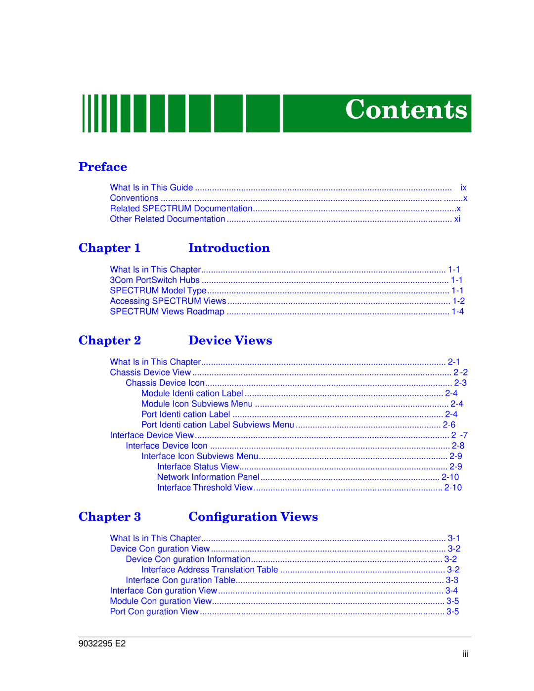 Cabletron Systems 3Com PortSwitch Hub manual Contents 