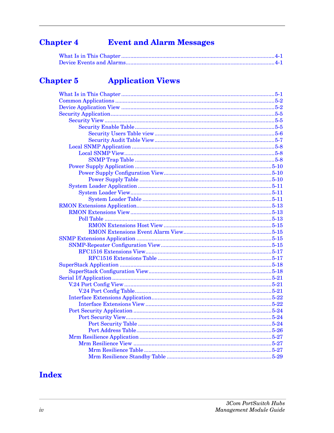 Cabletron Systems 3Com PortSwitch Hub manual Chapter Event and Alarm Messages 