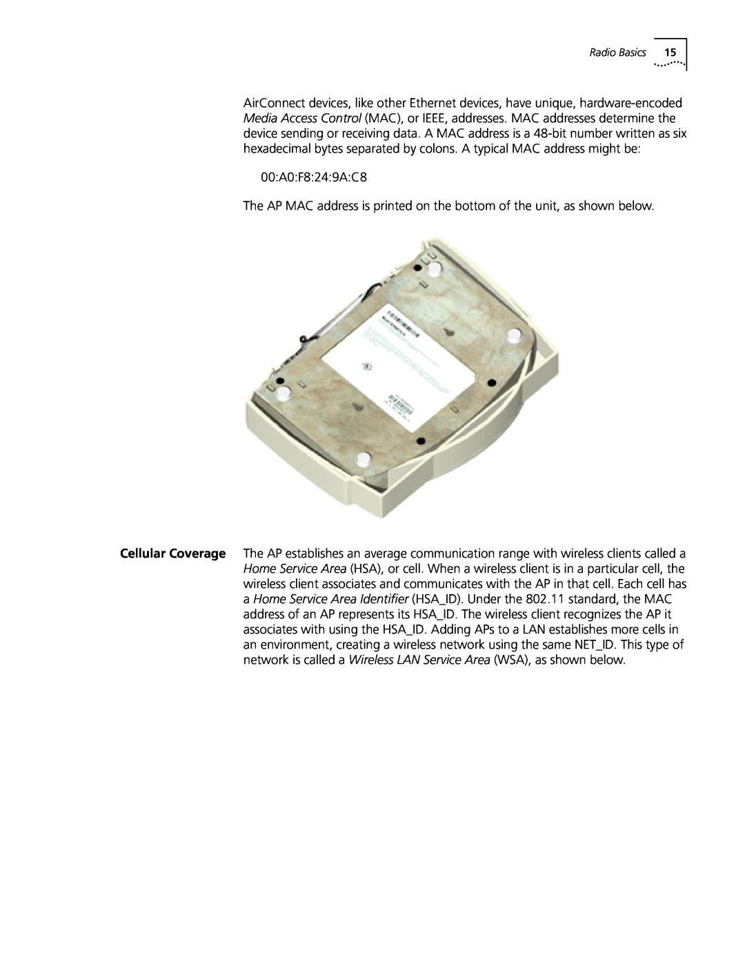 Cabletron Systems 3Com manual 00A0F8249AC8, Radio Basics 