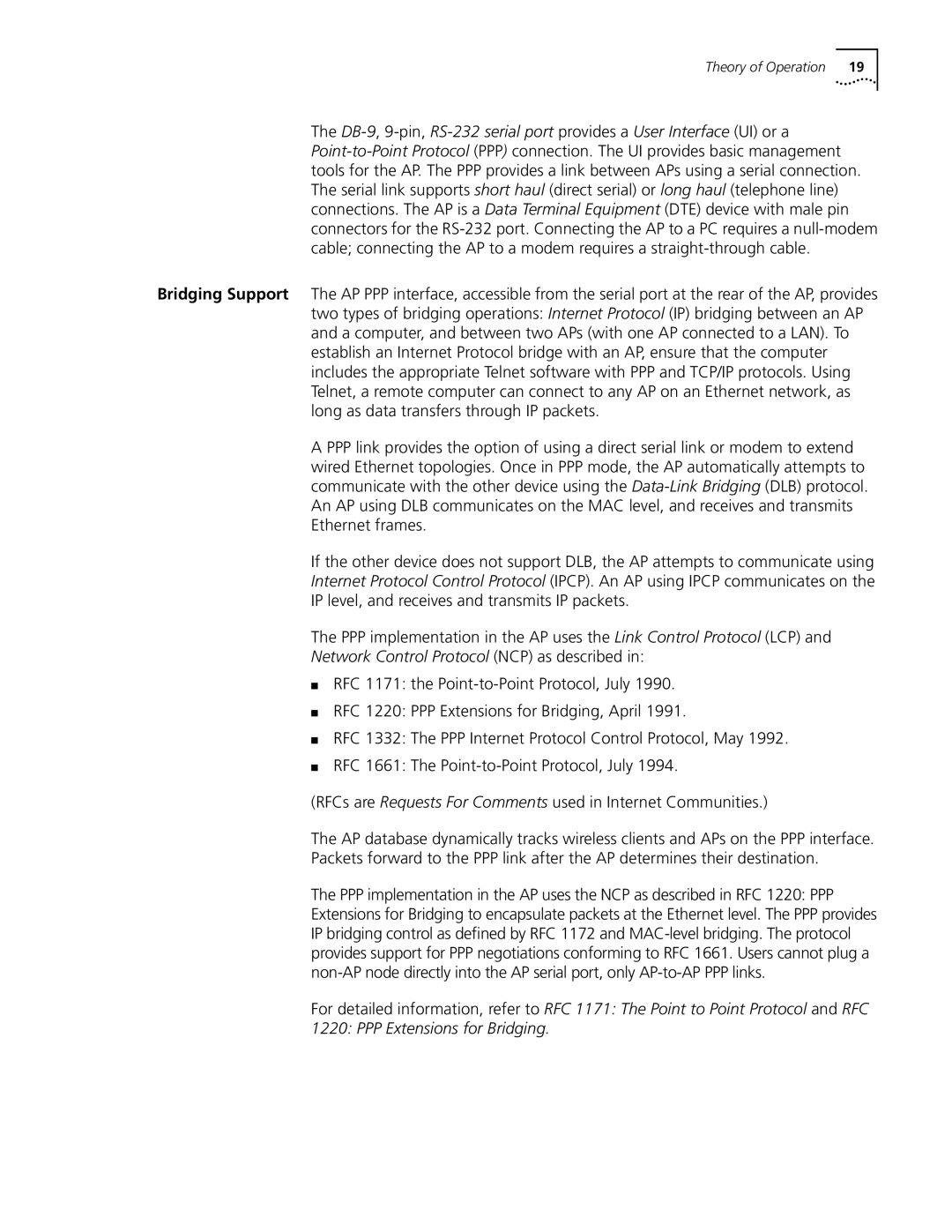 Cabletron Systems 3Com manual Network Control Protocol NCP as described 