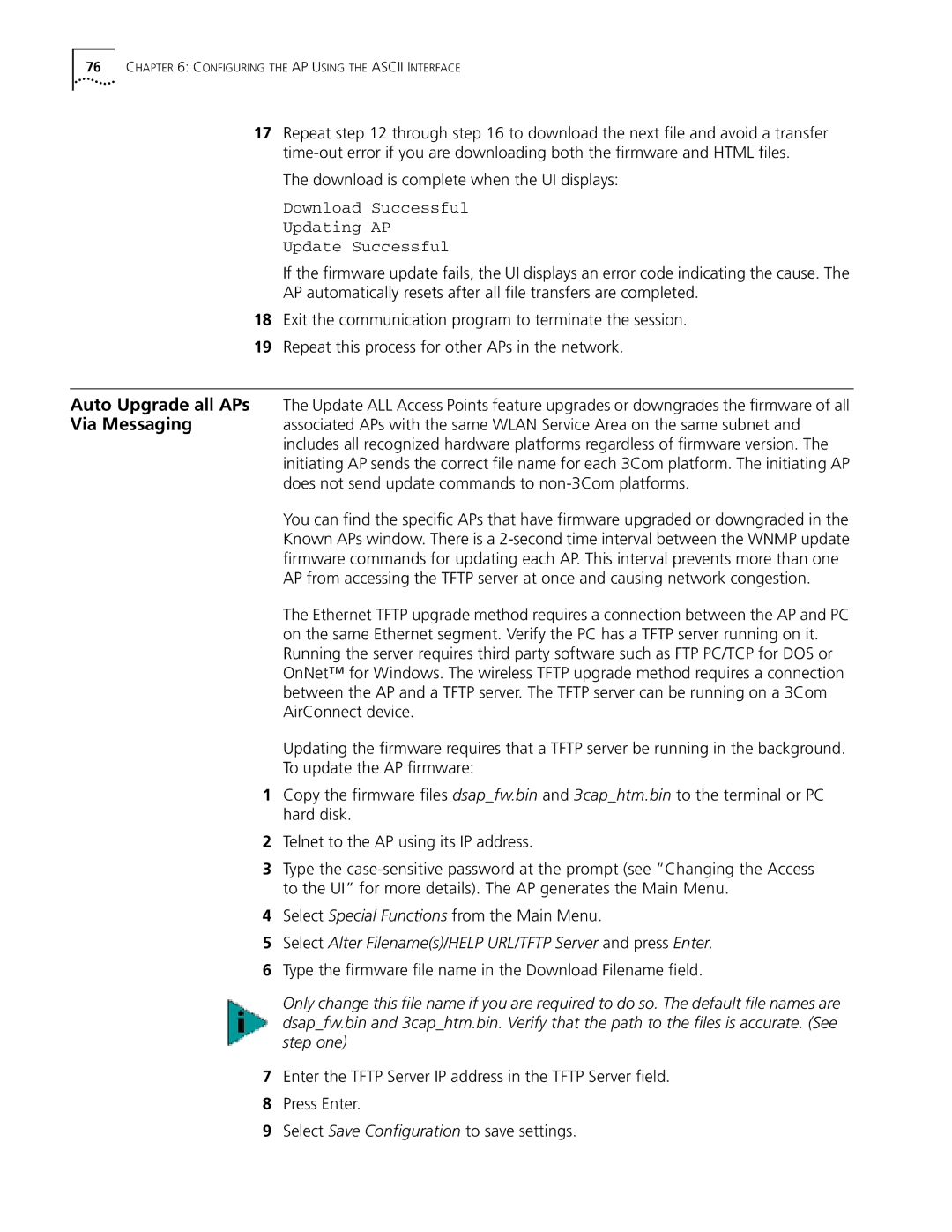 Cabletron Systems 3Com manual Download is complete when the UI displays 