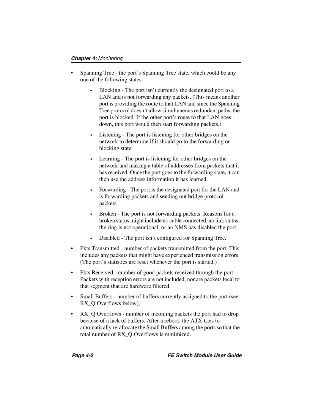 Cabletron Systems 3H02-04, 3H08-04 manual Monitoring 