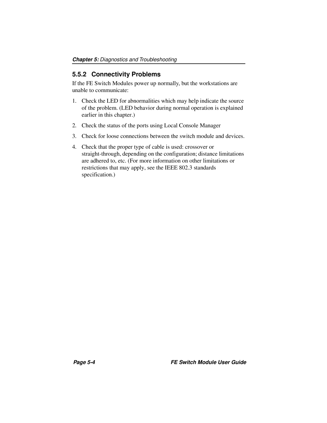 Cabletron Systems 3H02-04, 3H08-04 manual Connectivity Problems 