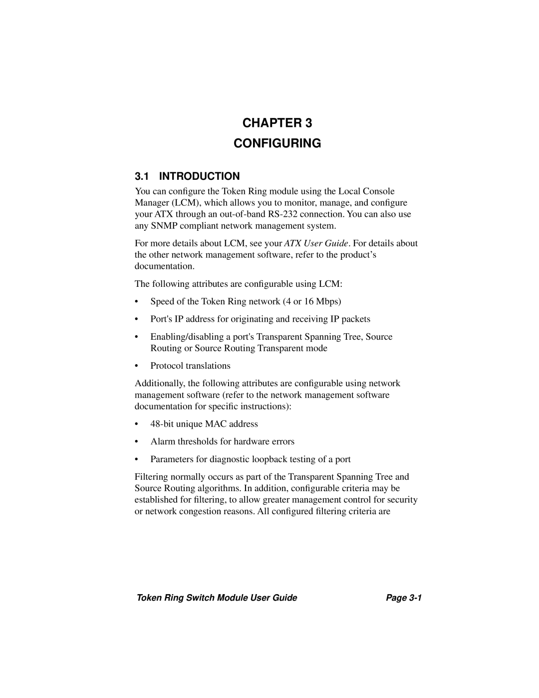Cabletron Systems 3T02-04 manual Chapter Configuring, Introduction 