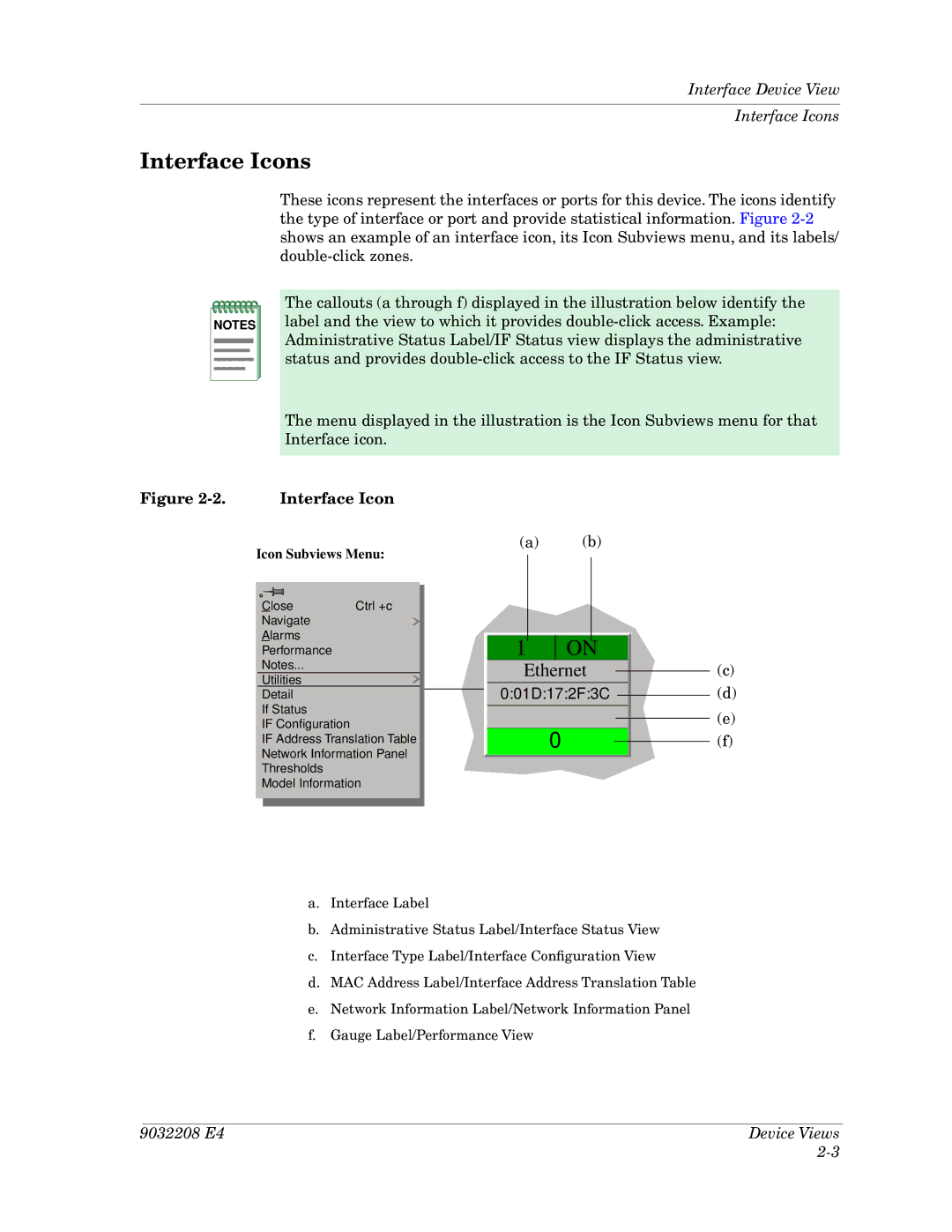 Cabletron Systems 5000, 5500 manual Interface Icons 