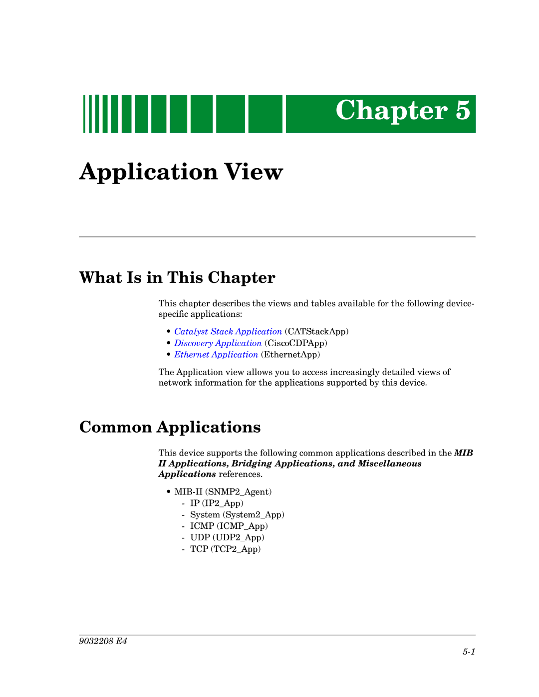 Cabletron Systems 5000, 5500 manual Application View, Common Applications 