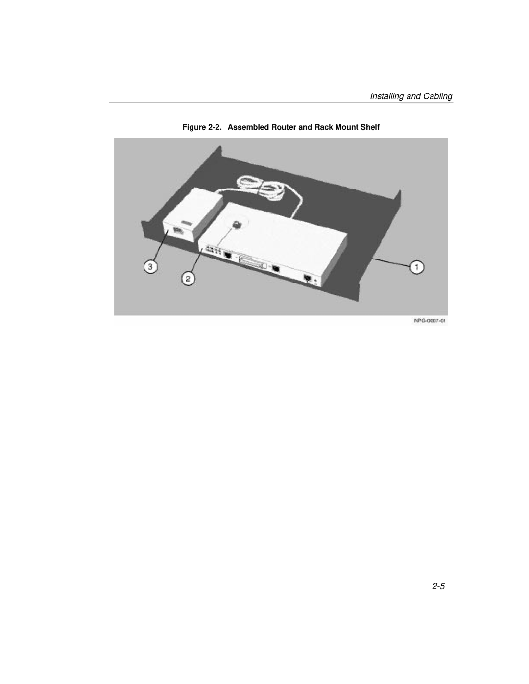 Cabletron Systems 520, 510 manual Assembled Router and Rack Mount Shelf 