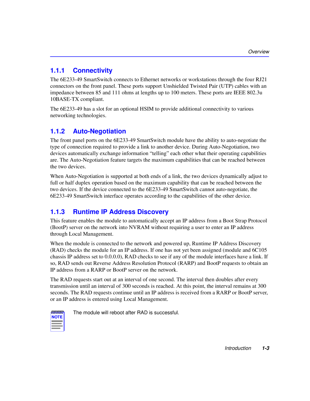 Cabletron Systems 6000 manual Connectivity 