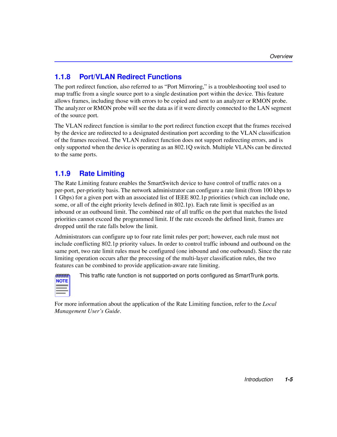 Cabletron Systems 6000 manual Port/VLAN Redirect Functions 