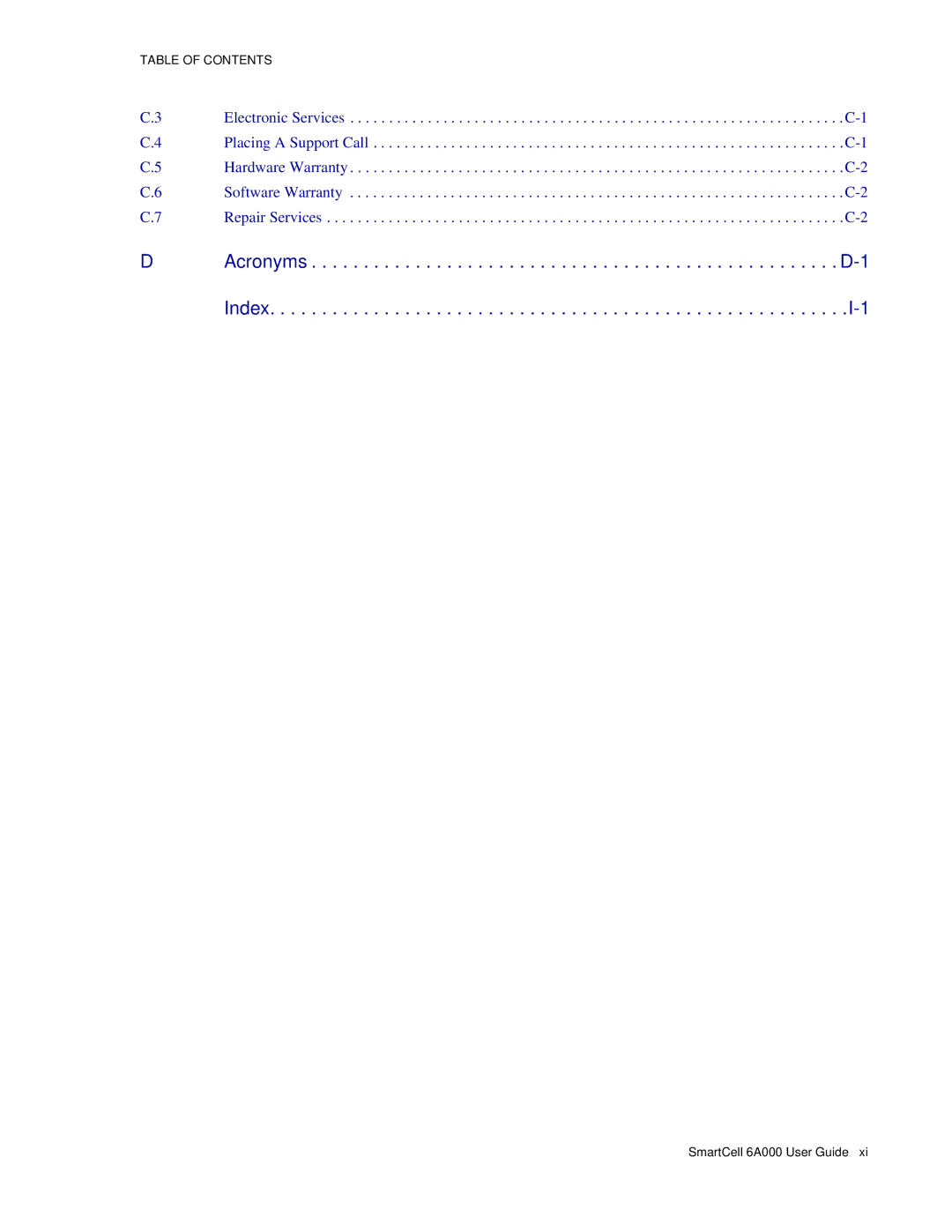 Cabletron Systems 6A000 manual Acronyms Index 