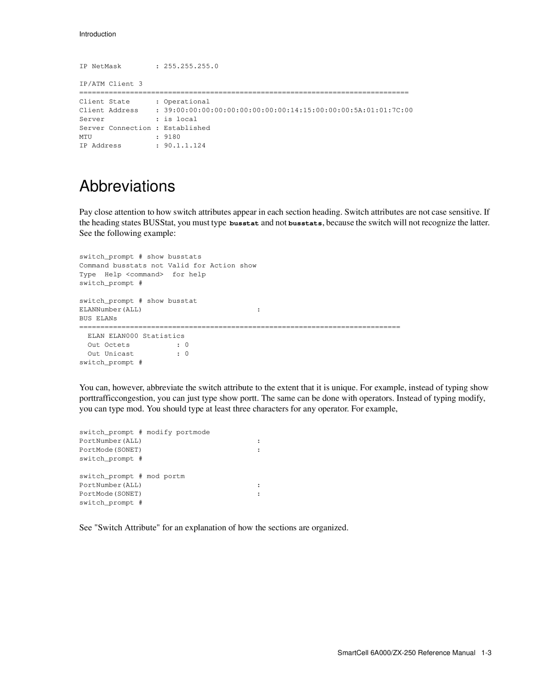 Cabletron Systems 6A000/ZX-250 manual Abbreviations 