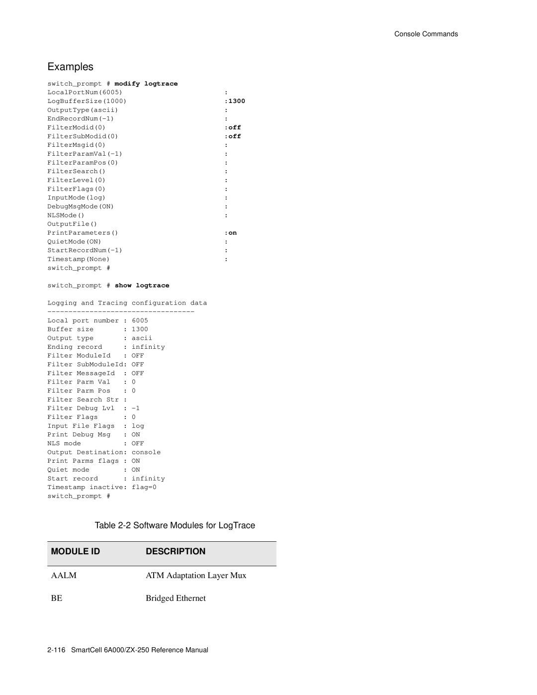 Cabletron Systems 6A000/ZX-250 manual Aalm, Off 