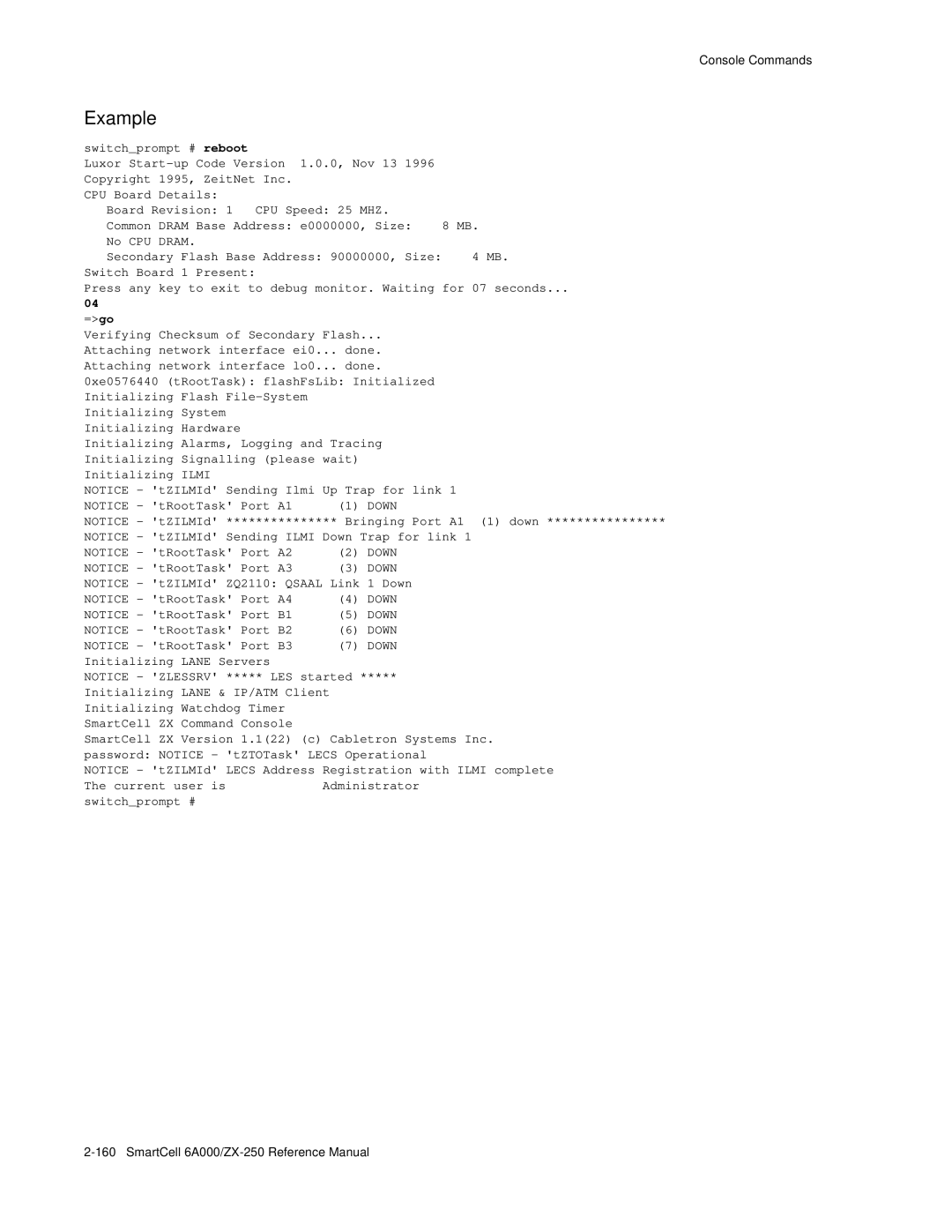 Cabletron Systems 6A000/ZX-250 manual Copyright 1995, ZeitNet Inc CPU Board Details Board Revision 