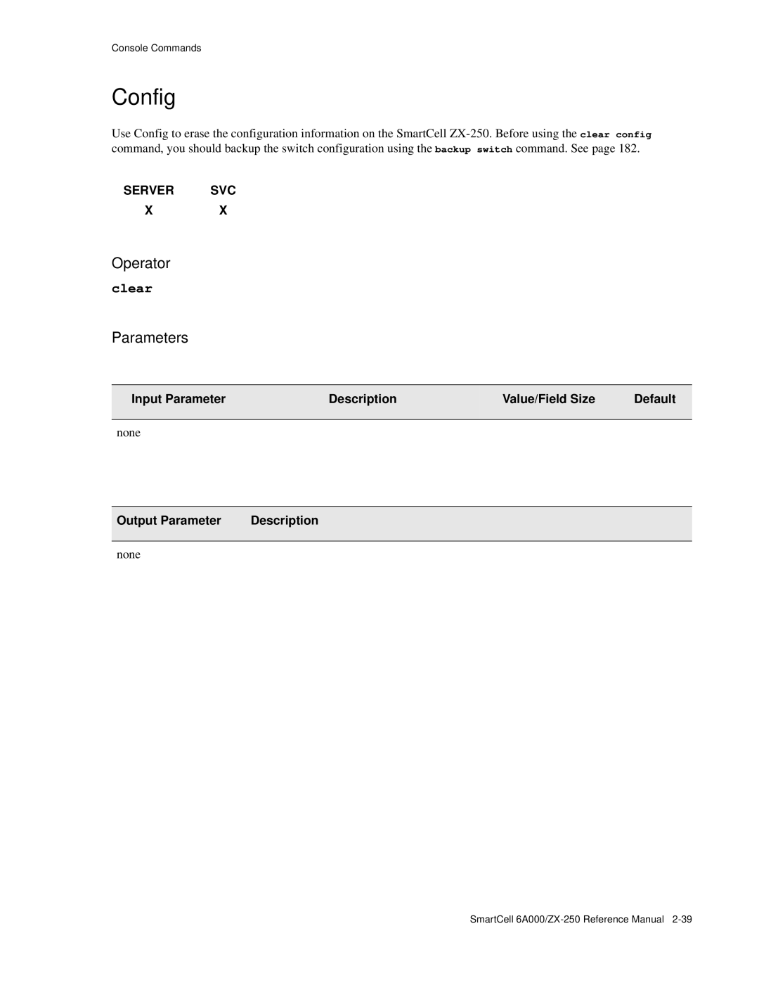 Cabletron Systems 6A000/ZX-250 manual Config 