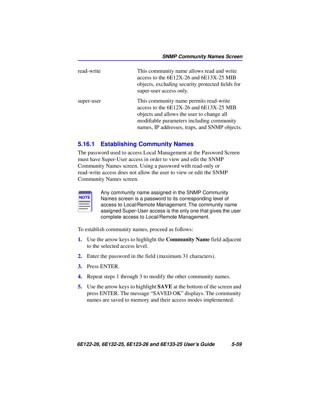 Cabletron Systems 6E132-25, 6E133-25, 6E123-26, 6E122-26 manual Names, IP addresses, traps, and Snmp objects 