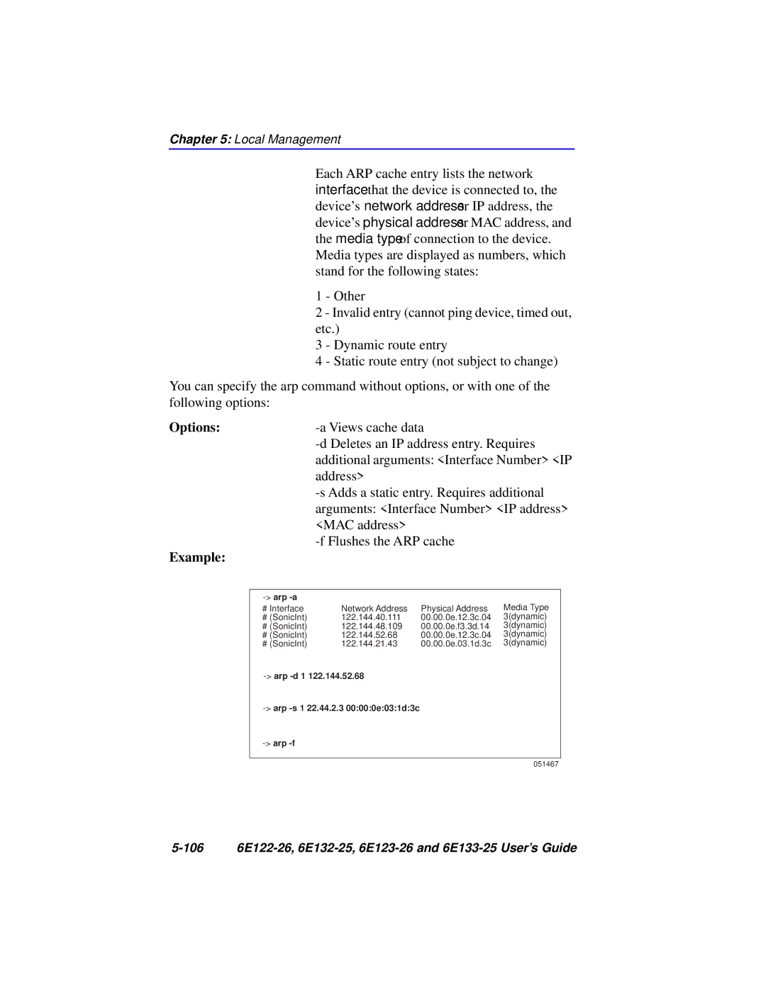 Cabletron Systems 6E122-26, 6E133-25, 6E123-26, 6E132-25 manual Views cache data 