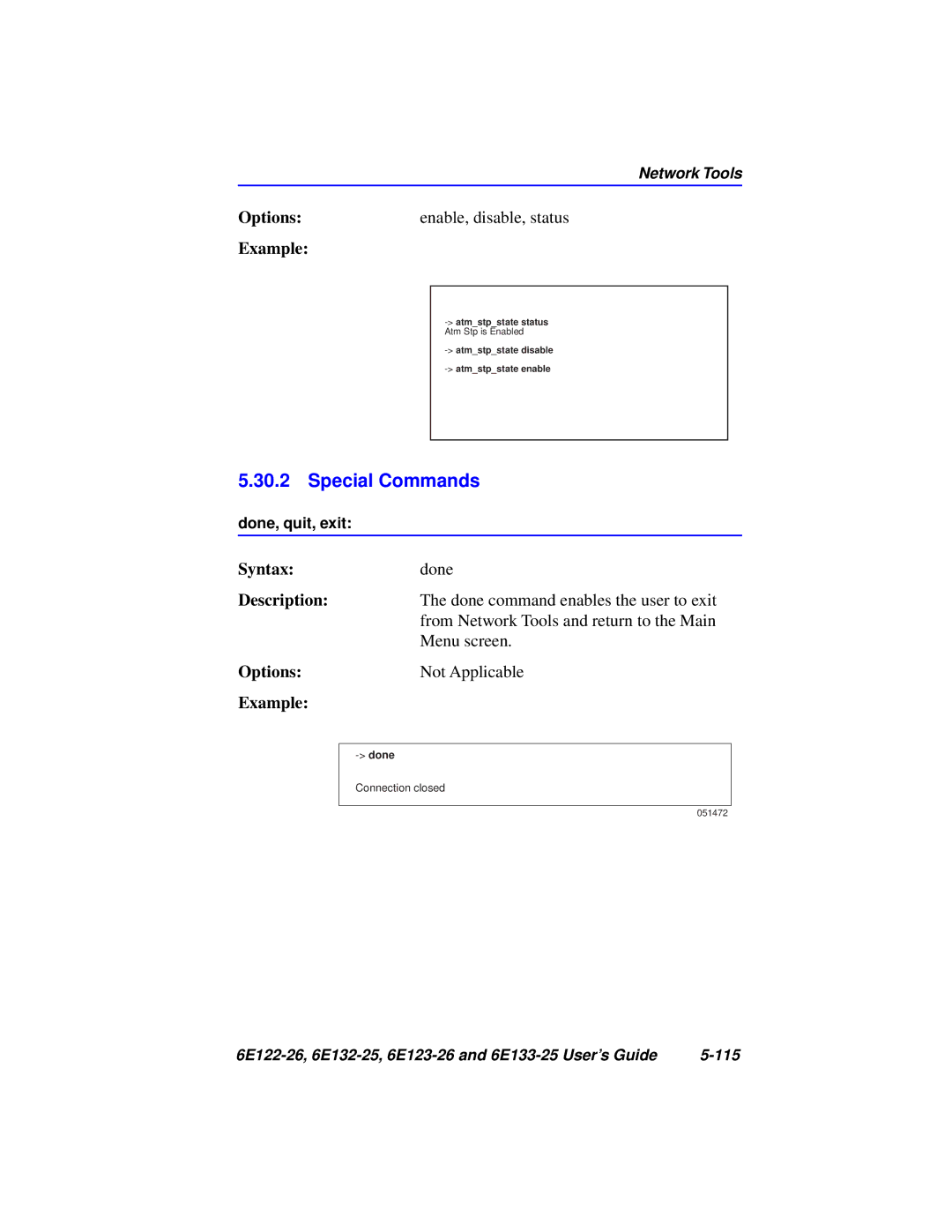 Cabletron Systems 6E132-25, 6E133-25, 6E123-26, 6E122-26 manual Special Commands 