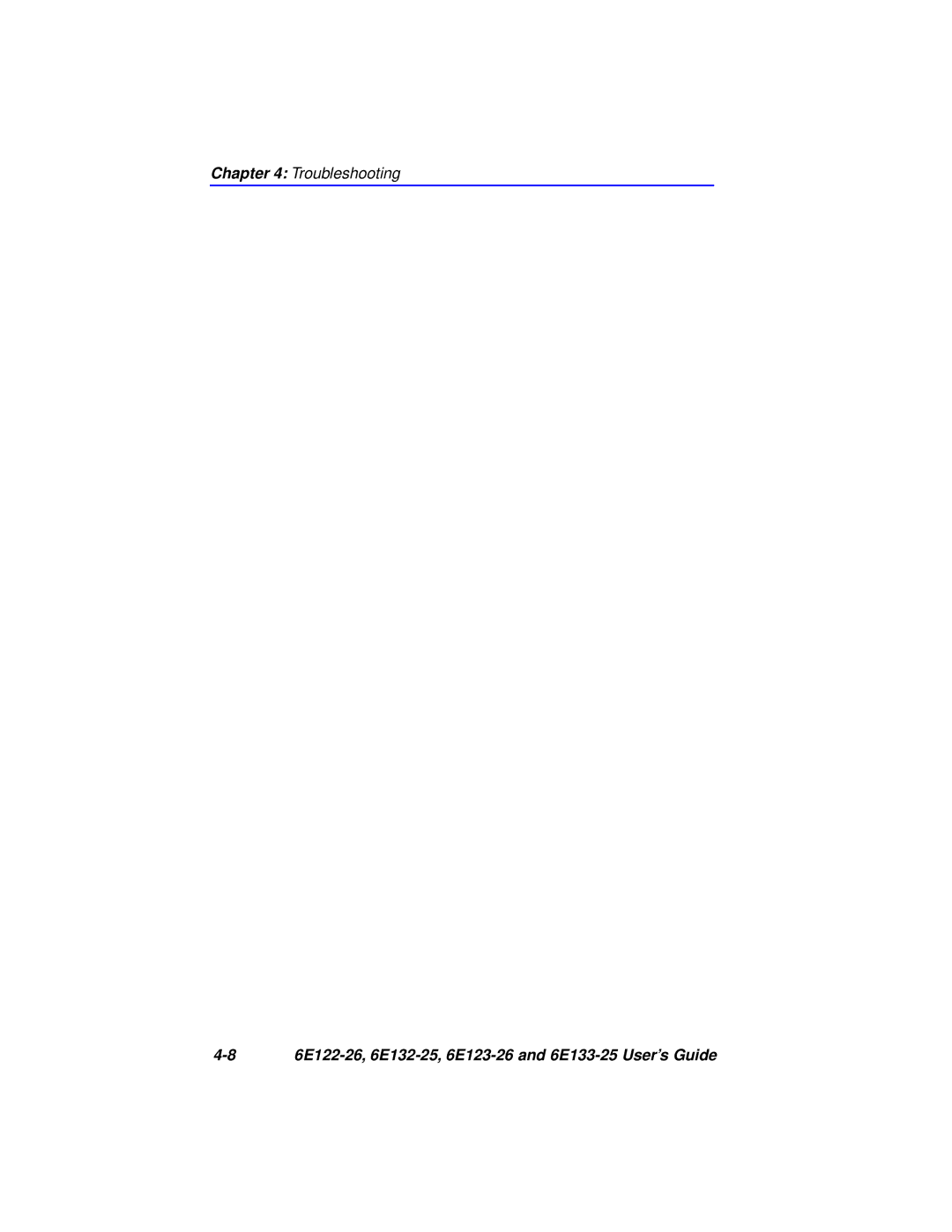 Cabletron Systems manual 6E122-26, 6E132-25, 6E123-26 and 6E133-25 User’s Guide 