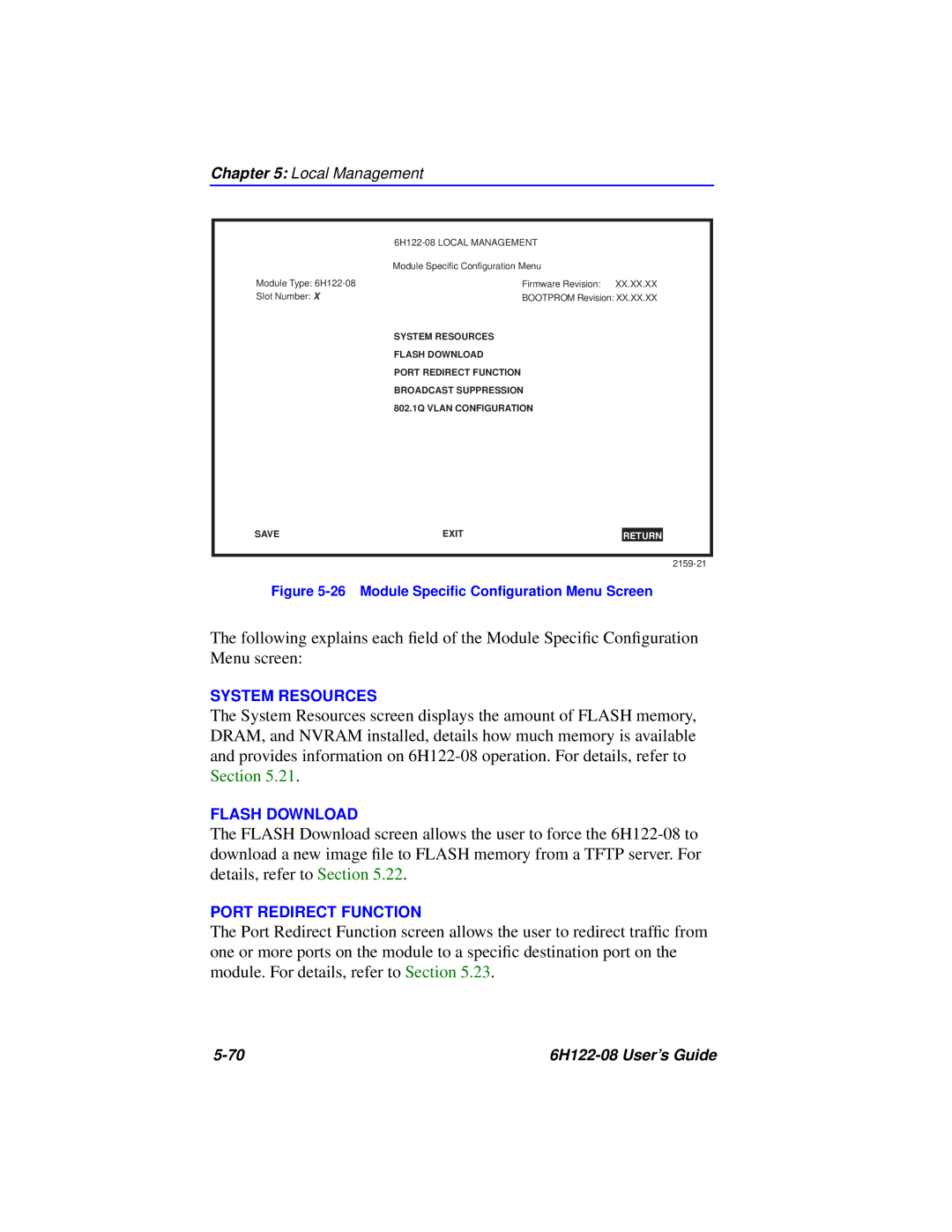 Cabletron Systems 6H122-08 manual System Resources 