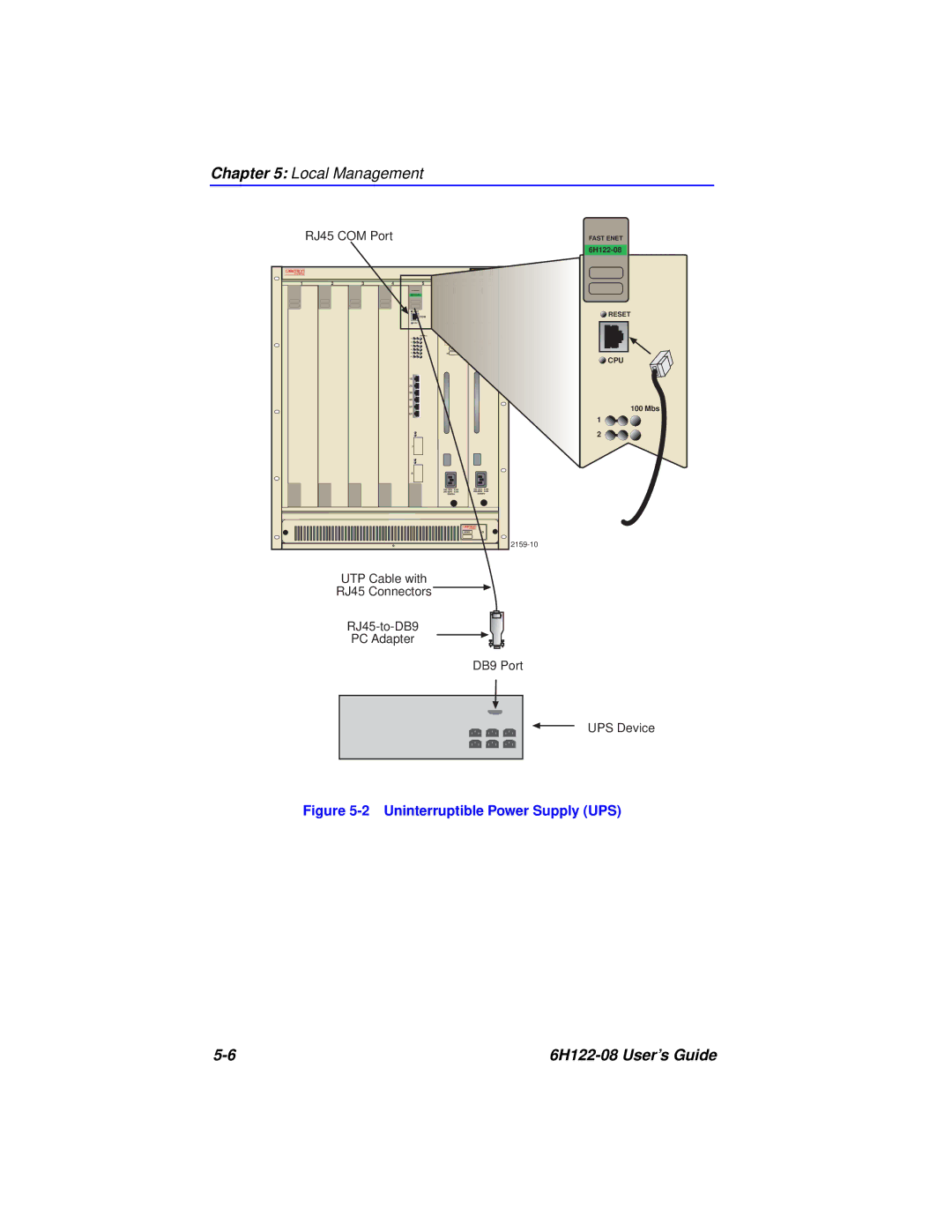 Cabletron Systems 6H122-08 manual Uninterruptible Power Supply UPS 