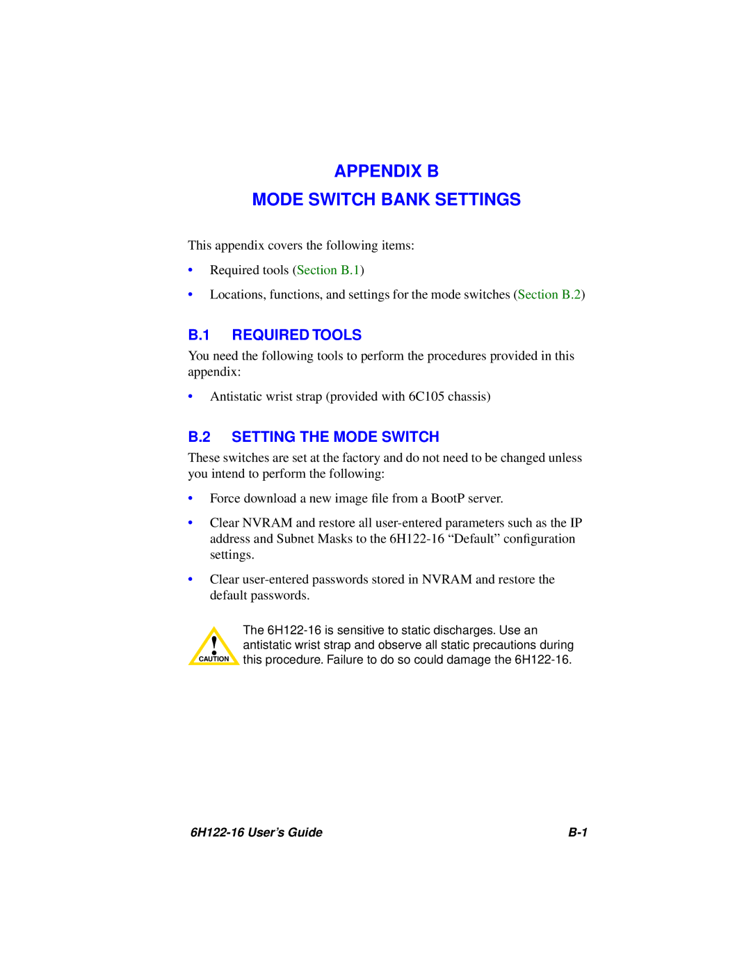 Cabletron Systems 6H122-16 manual Required Tools, Setting the Mode Switch 