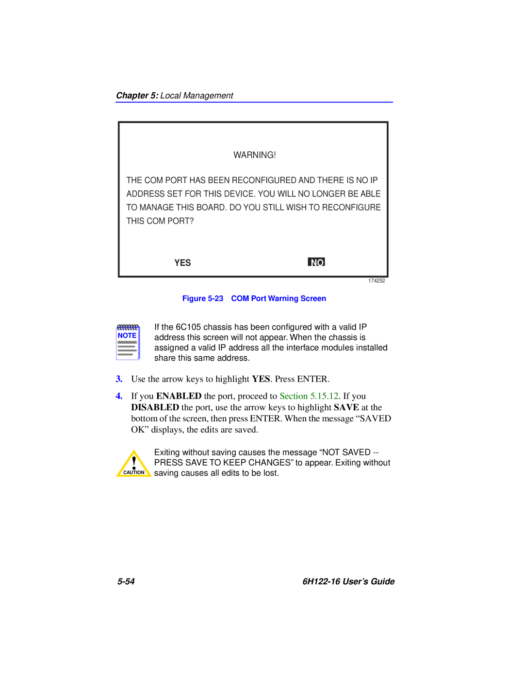 Cabletron Systems 6H122-16 manual Yes 