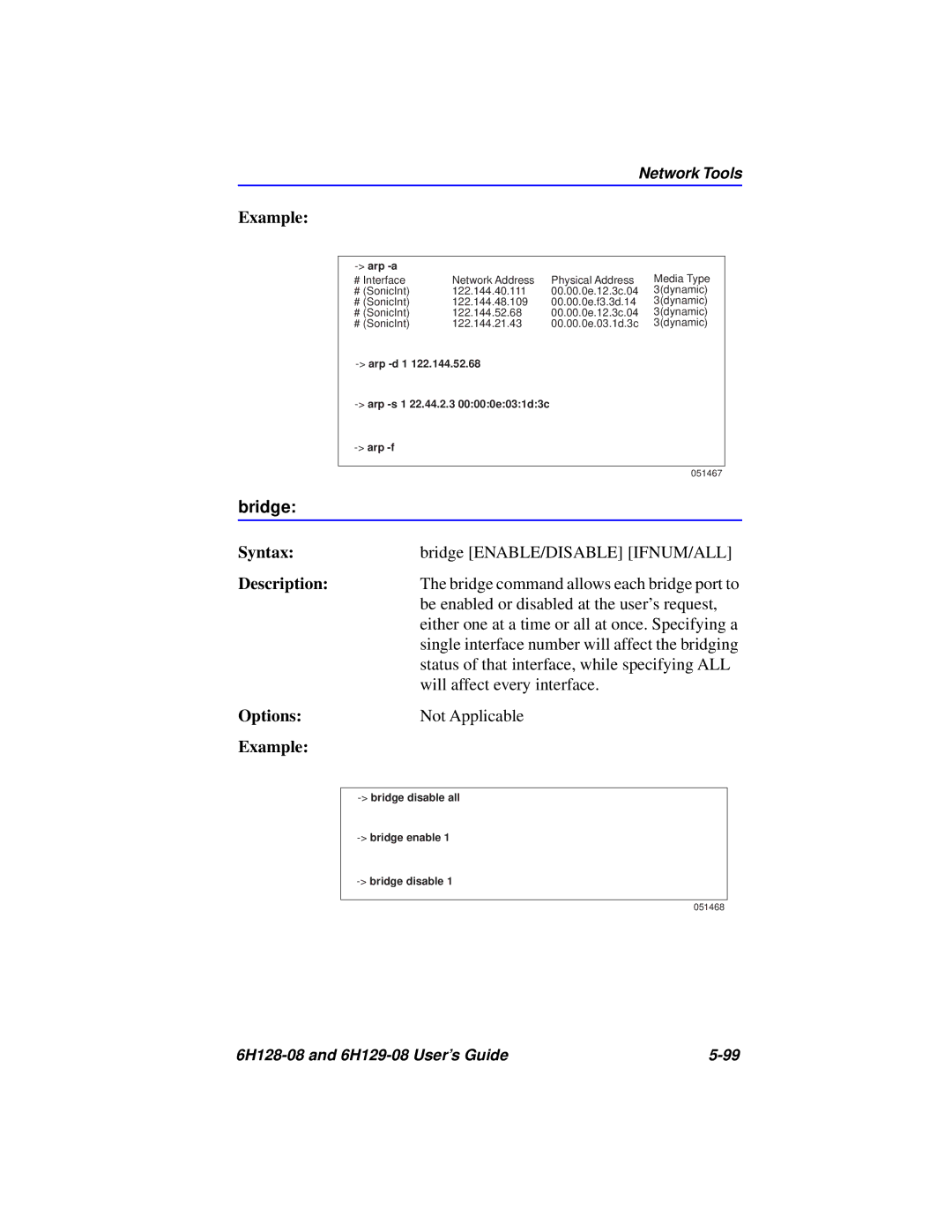 Cabletron Systems 6H128-08, 6H129-08 manual Bridge 