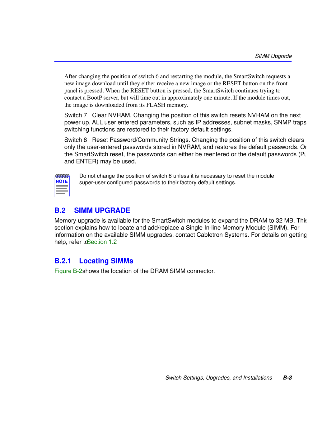 Cabletron Systems 6H258-17, 6H259-17 manual Simm Upgrade, Locating SIMMs 