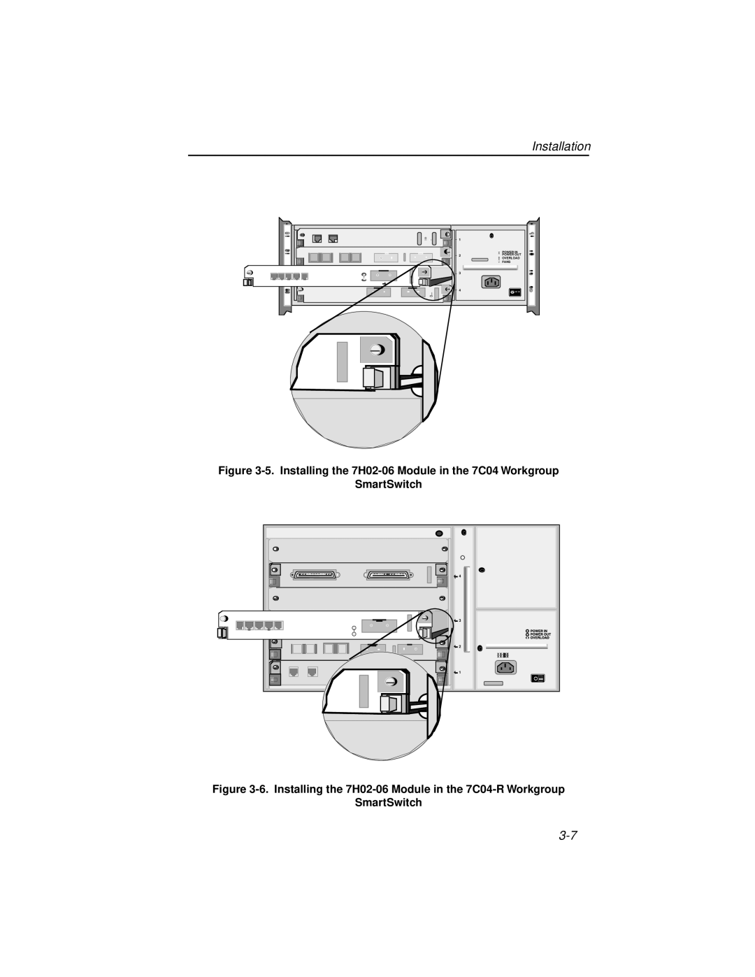 Cabletron Systems 7H02-06 manual Power 