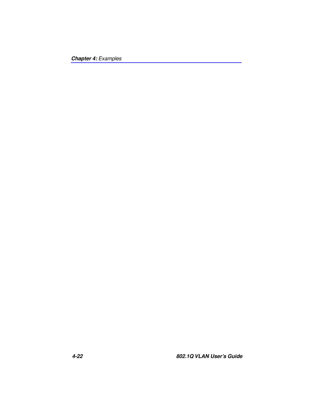 Cabletron Systems manual Examples 802.1Q Vlan User’s Guide 