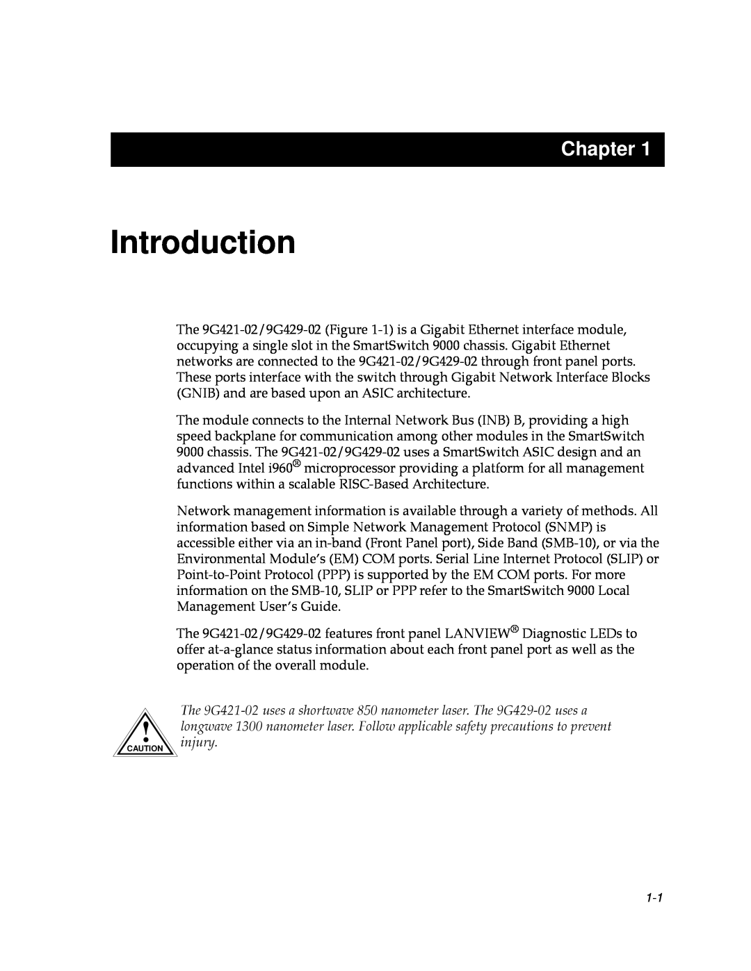 Cabletron Systems 9000 manual Introduction, Chapter 