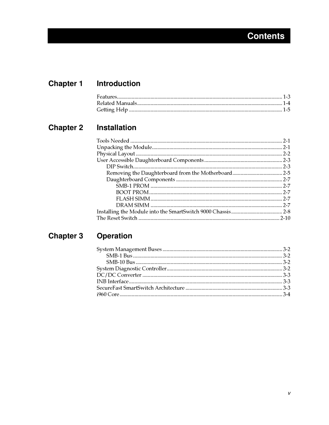 Cabletron Systems 9000 manual Contents 