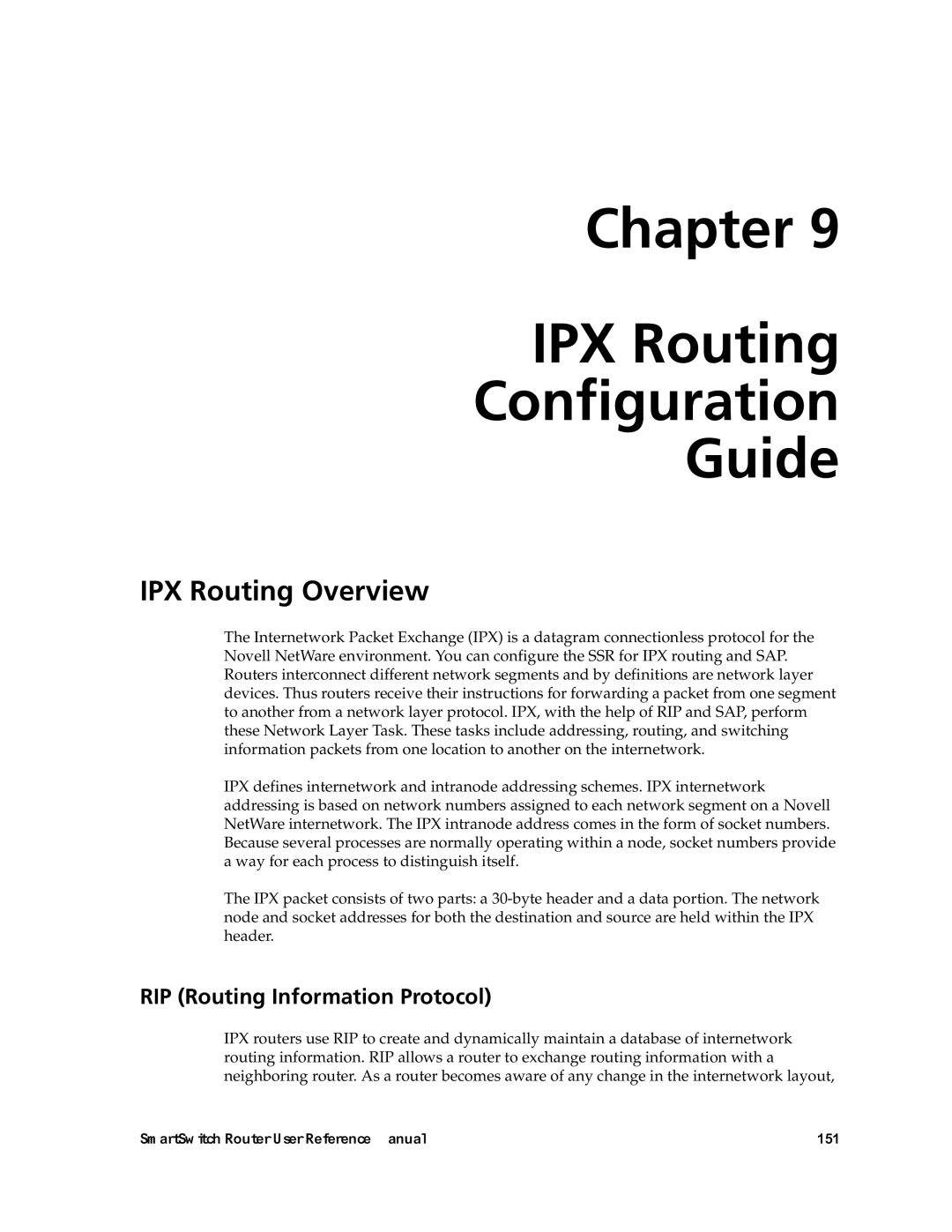 Cabletron Systems 9032578-02 manual Chapter IPX Routing Configuration Guide, IPX Routing Overview 