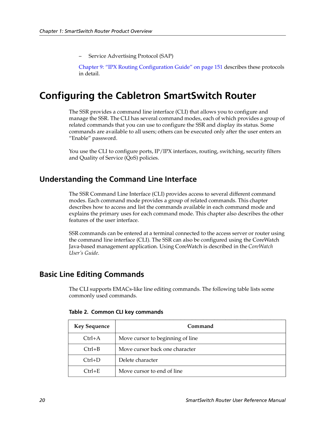 Cabletron Systems 9032578-02 manual Configuring the Cabletron SmartSwitch Router, Understanding the Command Line Interface 