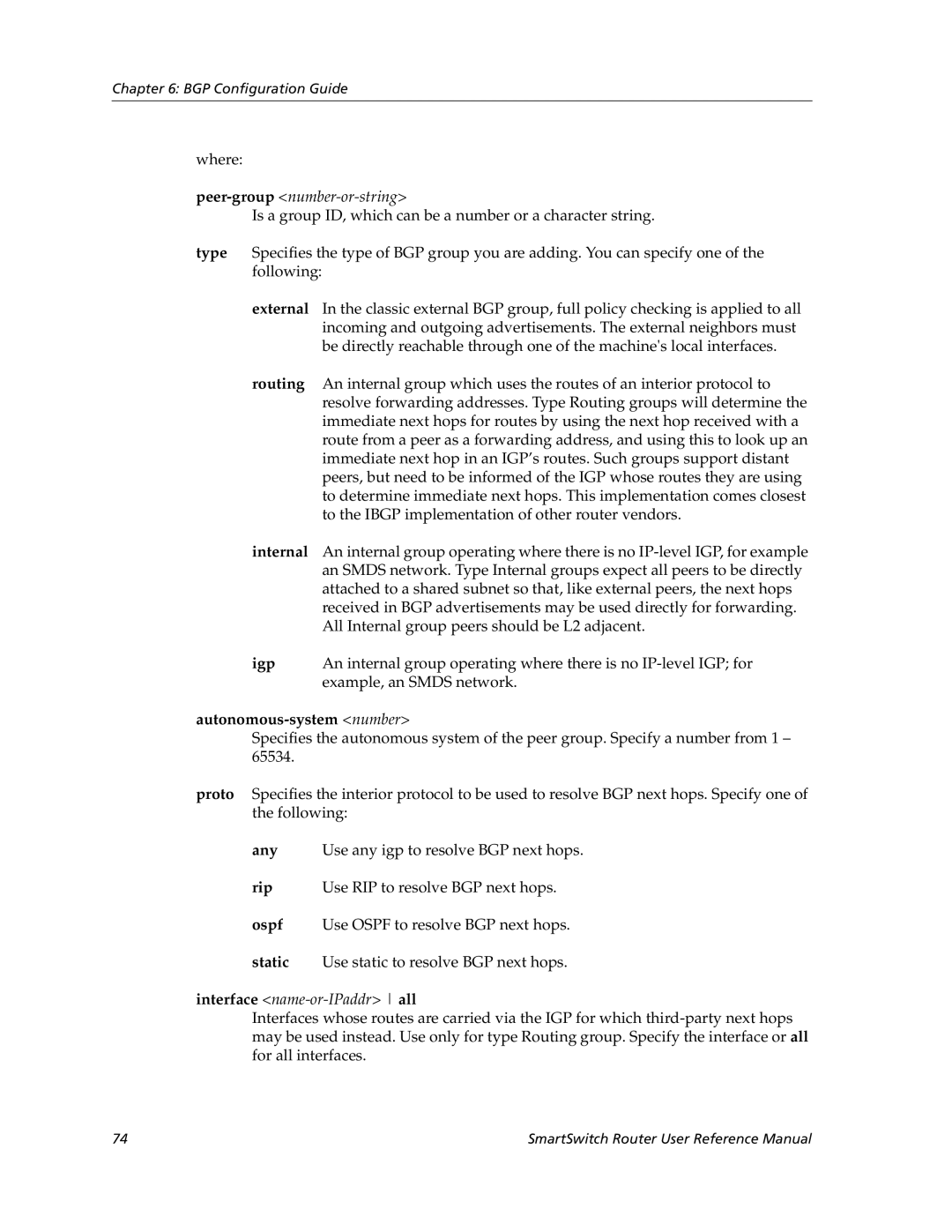 Cabletron Systems 9032578-02 manual Where, Autonomous-system number 