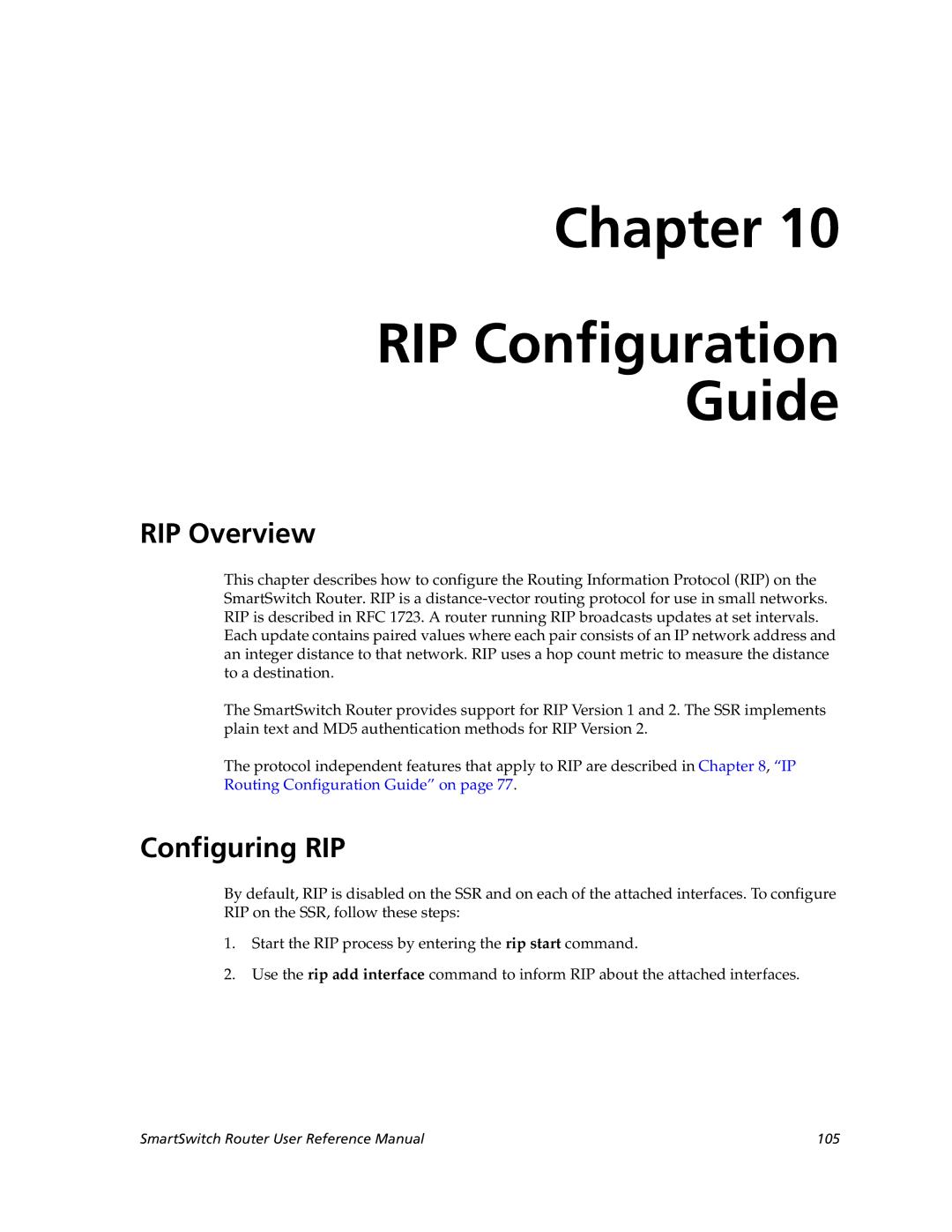 Cabletron Systems 9032578-05 manual Chapter RIP Configuration Guide, RIP Overview, Configuring RIP 