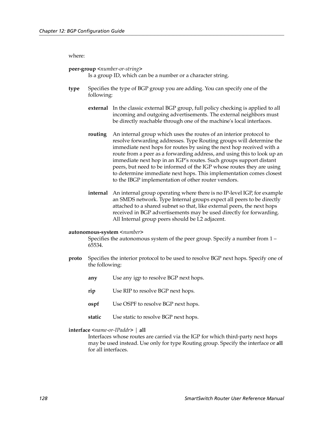 Cabletron Systems 9032578-05 manual Where, Autonomous-system number 