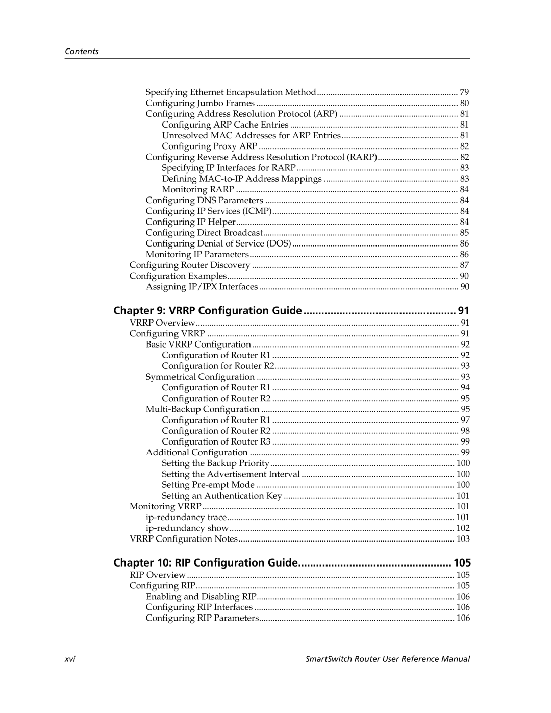 Cabletron Systems 9032578-05 manual Vrrp Configuration Guide 