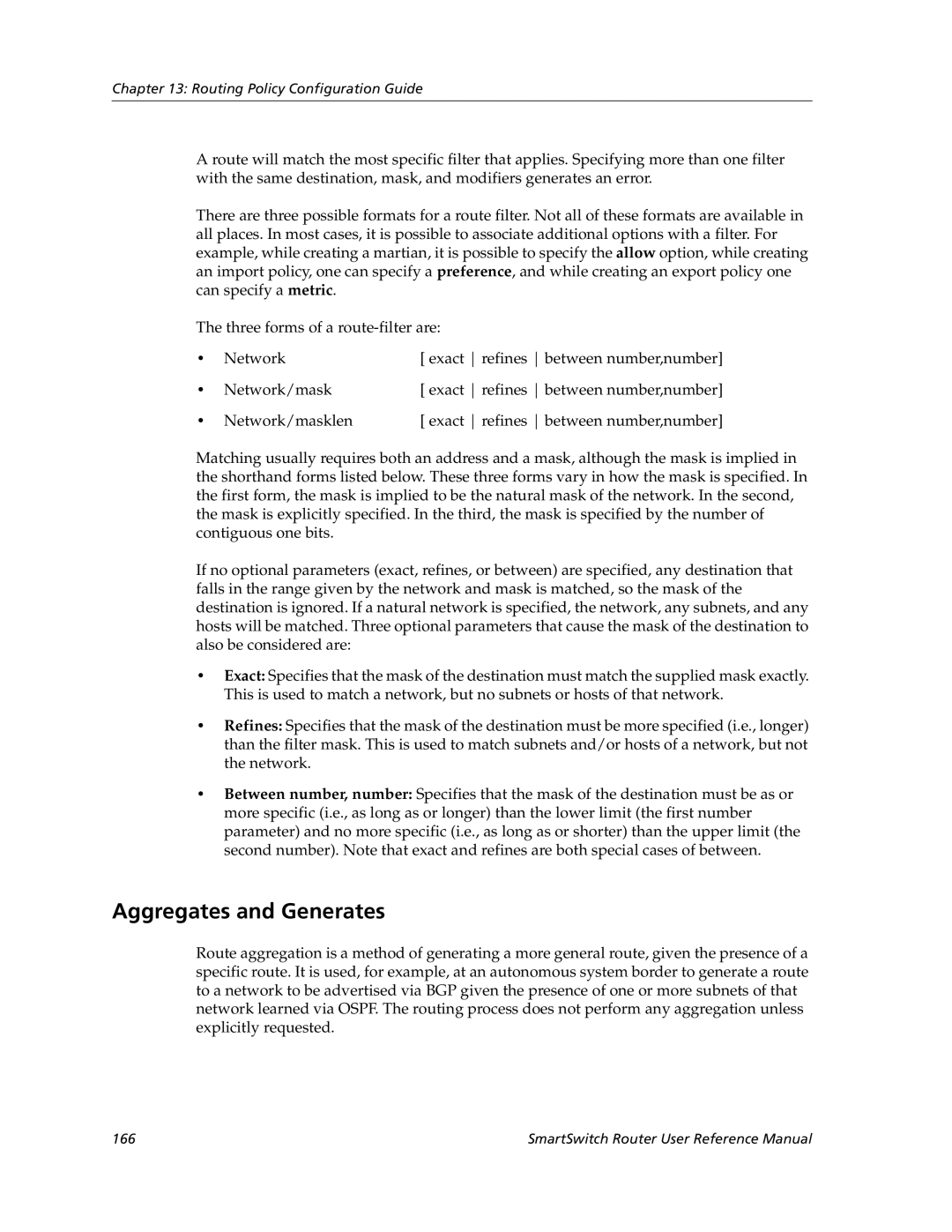 Cabletron Systems 9032578-05 manual Aggregates and Generates 