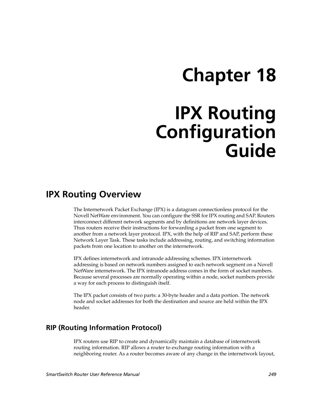 Cabletron Systems 9032578-05 manual Chapter IPX Routing Configuration Guide, IPX Routing Overview 